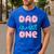 Dad Of Sweet One First Birthday Matching Family Donut Theme Men's Casual T-Shirt Royal Blue Dad Of Sweet One First Birthday Matching Family Donut Theme Men's Casual T-Shirt Royal Blue