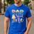 Dad Of The Sweet One Ice Cream 1St Birthday Party Men's Casual T-Shirt Royal Blue
