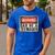 Dad Of a Teenager Official Teenager Matching Men's Casual T-Shirt Royal Blue