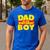 Dad Of The Toy Birthday Boy Story Theme B-Day Men's Casual T-Shirt Royal Blue