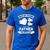 Dad Of Twins 2024 Father Twice As Cool Father's Day Twin Dad Men's Casual T-Shirt Royal Blue