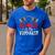 Dad Of The Two Fast Second Birthday Racing Car Family Men's Casual T-Shirt Royal Blue