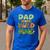 Dad Of The Wild One Birthday Family Matching Party Decor Men's Casual T-Shirt Royal Blue Dad Of The Wild One Birthday Family Matching Party Decor Men's Casual T-Shirt Royal Blue