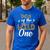 Dad Of The Wild One Zoo Themed 1st Birthday Party Men's Casual T-Shirt Royal Blue