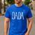 Dada 2 Shirt Pregnancy Announcement Tshirt Men's Casual T-Shirt Royal Blue