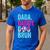 Dada Daddy Dad Bruh Baseball Drip Ice Cream Dad Bruh Men's Casual T-Shirt Royal Blue