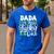 Dada Of The Lucky One First Birthday St Patrick's Day Men's Casual T-Shirt Royal Blue