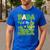 Dada Of The Three Rex Birthday Dinosaur Family Matching Men's Casual T-Shirt Royal Blue