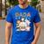 Dada Of The Wild One 1St Birthday Safari Jungle Animals Men's Casual T-Shirt Royal Blue