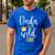 Dada Of The Wild One Shirt 1st Birthday First Thing Dad Tee Men's Casual T-Shirt Royal Blue