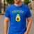 Dadacado Cute Daddy Avocado Pregnant Dad Father Day Men's Casual T-Shirt Royal Blue