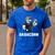 Dadacorn Unicorn Dad Papa Father's Day Daughter Men's Casual T-Shirt Royal Blue
