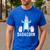 Dadacorn Unicorn Lover Tee For Papa Dad And Kid Men's Casual T-Shirt Royal Blue