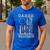 Daddd Gun Dads Against Daughters Dating Democrats On Back Men's Casual T-Shirt Royal Blue