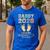 Daddy 2026 Loading Baby Announcement Expecting Dad To Be Men's Casual T-Shirt Royal Blue