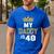 My Daddy Is 40 Years Old 40th Dad's Birthday For Him Men's Casual T-Shirt Royal Blue My Daddy Is 40 Years Old 40th Dad's Birthday For Him Men's Casual T-Shirt Royal Blue