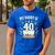 My Daddy Is 40 Years Old Father 40th Birthday Dad Men's Casual T-Shirt Royal Blue