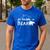 Daddy Bear Shirt Matching Family Mama Papa Bear Camping Men's Casual T-Shirt Royal Blue