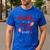 Daddy Of A Berry Sweet One Strawberry Baby First Birthday Men's Casual T-Shirt Royal Blue