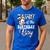 Daddy Of The Birthday Boy Cow Farm 1St Birthday Boy Men's Casual T-Shirt Royal Blue