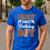 Daddy Of The Birthday Boy Football Party Family Matching Men's Casual T-Shirt Royal Blue