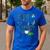 Daddy Of The Birthday Boy Hole In One Golf Lover Men's Casual T-Shirt Royal Blue