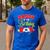 Daddy Of The Birthday Boy Matching Dad Son Family Birthday Men's Casual T-Shirt Royal Blue