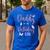 Daddy Of The Birthday Girl Butterfly Party Matching Family Men's Casual T-Shirt Royal Blue