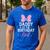 Daddy Of The Birthday Girl Pink Bow Birthday Family Matching Men's Casual T-Shirt Royal Blue