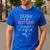 Daddy Of The Birthday Mermaid Party Matching Family Dad Men's Casual T-Shirt Royal Blue