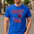 Daddy Bug Ladybug Dad Men's Casual T-Shirt Royal Blue Daddy Bug Ladybug Dad Men's Casual T-Shirt Royal Blue