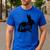 Daddy Bunny Rabbit Father Dad Easter Men's Casual T-Shirt Royal Blue