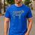 Daddy Cow For Dad's Who Lover Cows Men's Casual T-Shirt Royal Blue