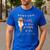 Daddy Dad Ice Cream Third Birthday Three Scoops Of Fun Men's Casual T-Shirt Royal Blue