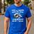 Daddy Daughter Fist Bump Matching Father's Day Best Dad Men's Casual T-Shirt Royal Blue