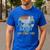 Daddy Dinosaur Of The Birthday Boy Dad Matching Family Men's Casual T-Shirt Royal Blue Daddy Dinosaur Of The Birthday Boy Dad Matching Family Men's Casual T-Shirt Royal Blue