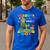 Daddy Dinosaur Shirt Cute Birthday Boy Family Apparel Men's Casual T-Shirt Royal Blue Daddy Dinosaur Shirt Cute Birthday Boy Family Apparel Men's Casual T-Shirt Royal Blue