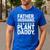 Daddy Quote Plant Dad Father Husband Plant Daddy Men's Casual T-Shirt Royal Blue