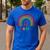 Daddy Rainbow For Women Men Family Matching Birthday Men's Casual T-Shirt Royal Blue Daddy Rainbow For Women Men Family Matching Birthday Men's Casual T-Shirt Royal Blue