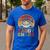 Daddy Shark Retro Shark Shirt Pajamas For Dad Dad Men's Casual T-Shirt Royal Blue Daddy Shark Retro Shark Shirt Pajamas For Dad Dad Men's Casual T-Shirt Royal Blue