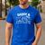 Daddy And Son Best Friends For Life Men Fathers Men's Casual T-Shirt Royal Blue