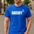 Daddy Squared Shirt 2 Second Pregnancy Announcement Shirt Men's Casual T-Shirt Royal Blue Daddy Squared Shirt 2 Second Pregnancy Announcement Shirt Men's Casual T-Shirt Royal Blue