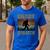 Daddy Squatch Bigfoot Dad Sasquatch Yeti Family Matching Men's Casual T-Shirt Royal Blue