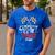 Daddy Of The Two Fast Second Birthday Racing Car Family Men's Casual T-Shirt Royal Blue