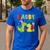 Daddy Of The Two Rex 2Nd Birthday Boy Dinosaur T-Rex Men's Casual T-Shirt Royal Blue