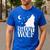 Daddy Wolf Matching Family Tribe Wolves Moon Men's Casual T-Shirt Royal Blue Daddy Wolf Matching Family Tribe Wolves Moon Men's Casual T-Shirt Royal Blue