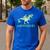 Daddysaurus T Rex Dinosaur Daddy Saurus Dad 2 Two Kids Dino Men's Casual T-Shirt Royal Blue Daddysaurus T Rex Dinosaur Daddy Saurus Dad 2 Two Kids Dino Men's Casual T-Shirt Royal Blue