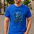 Dads Are Like Dragons Legendary Protective Fatherhood Men's Casual T-Shirt Royal Blue