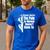 Dads Electrical Lineman Gear Husband & Lineman Wife Men's Casual T-Shirt Royal Blue