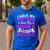 I Have My Dad's Temper & My Mama's Mouth Daughter Kids Men's Casual T-Shirt Royal Blue